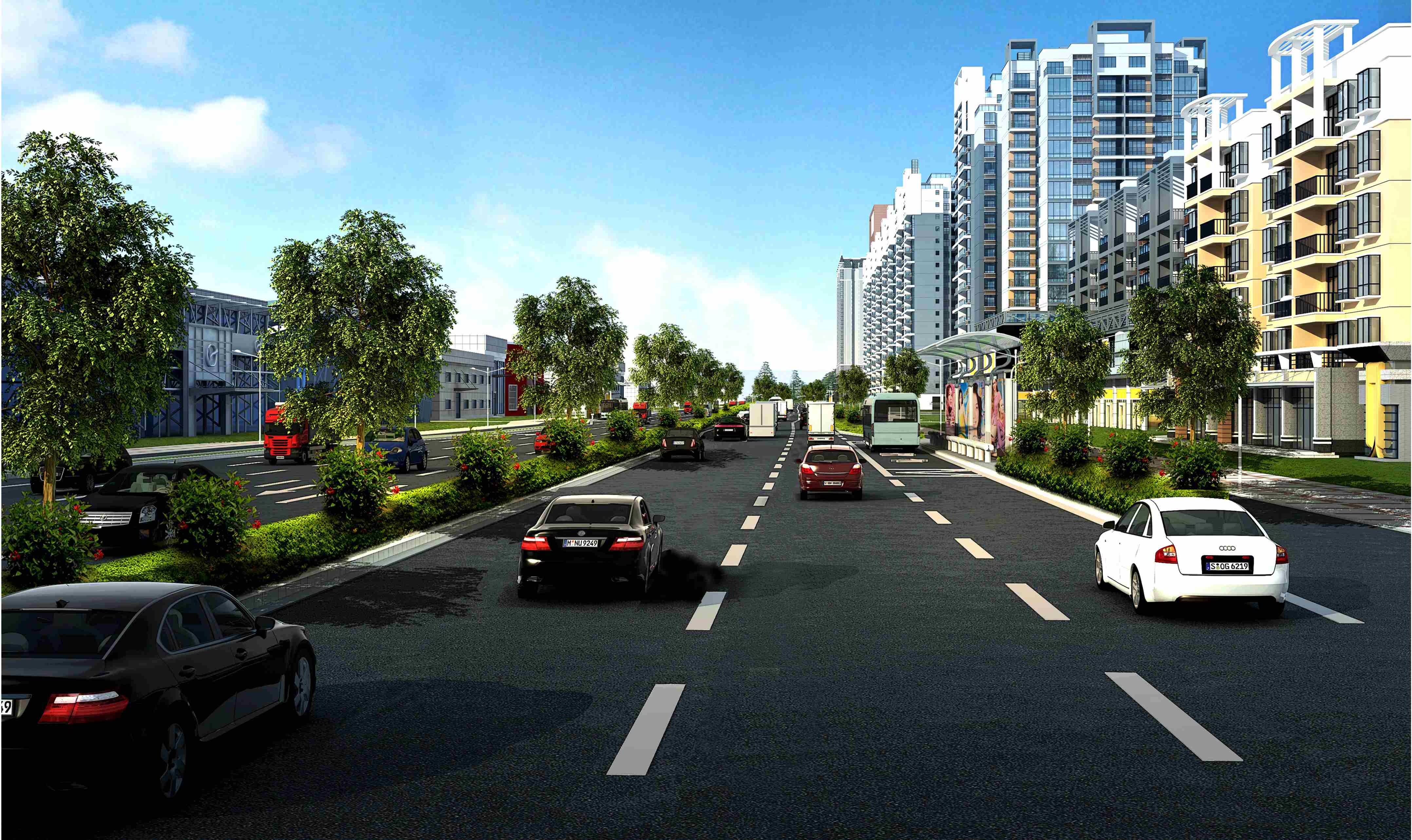 3、南寧市金橋農(nóng)產(chǎn)品批發(fā)市場周邊市政1號道路工程_副本.jpg